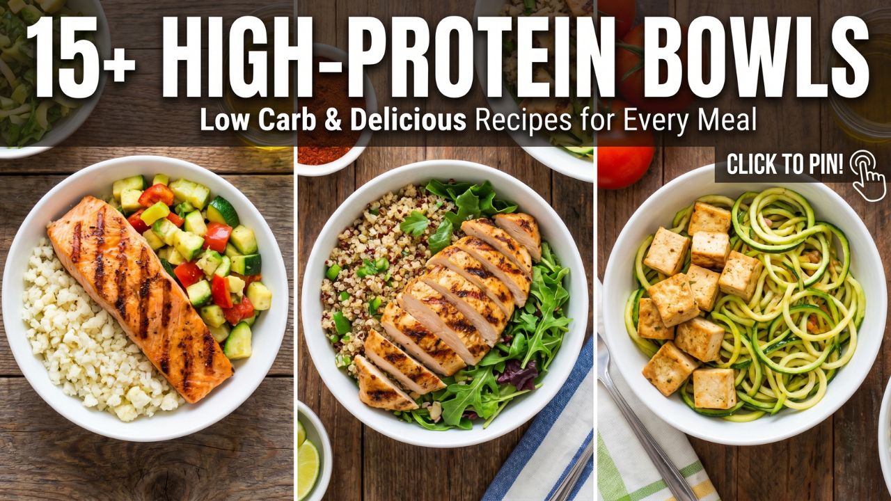 High Protein Bowls Low Carb