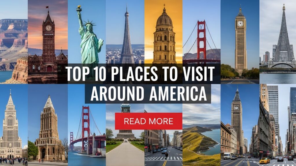 Top 10 Places to Visit Around America