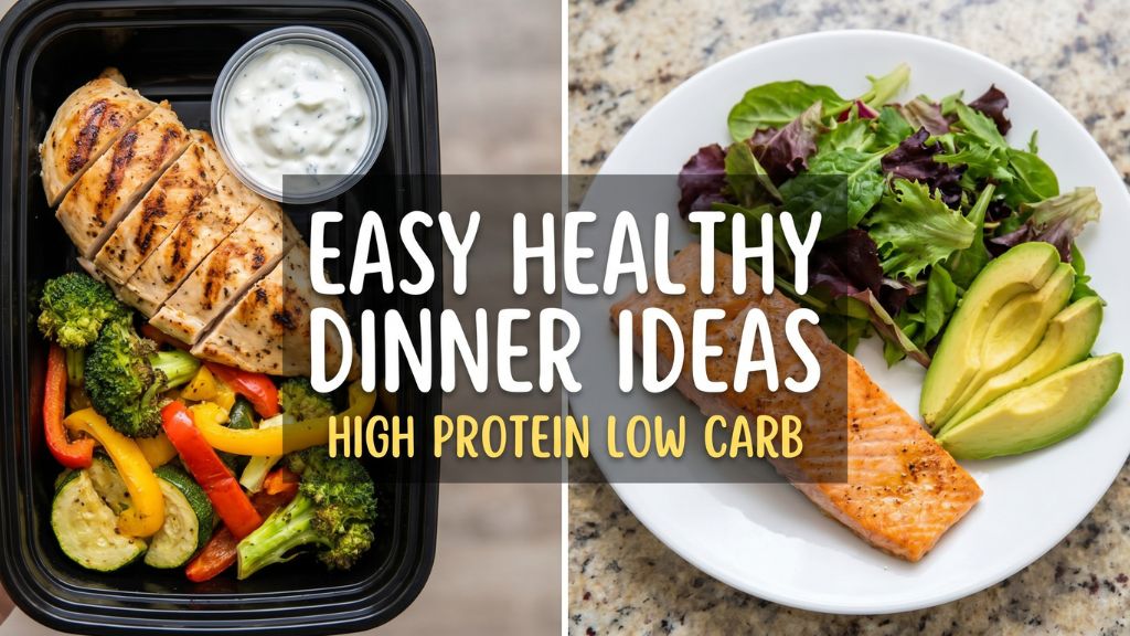 Easy Healthy Dinner ideas High Protein Low Carb