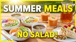 meals for hot weather not salad