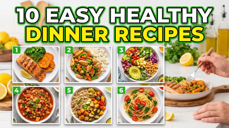 HOME 33 10 Easy Healthy Dinner Recipes