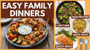 easy high protein low carb dinner ideas for family