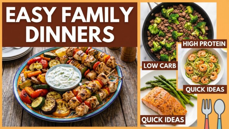 HOME 34 easy high protein low carb dinner ideas for family