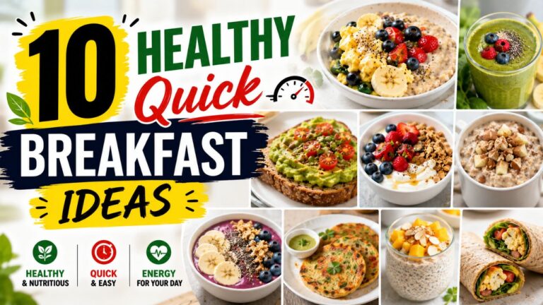 HOME 29 10 Healthy Quick Breakfast Ideas